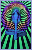 Spellbound Cobra Non Flocked Blacklight Poster-24"x36" -UV Wall Decor