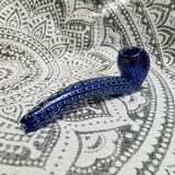 Blue&White-Color Spin Rake Look Sherlock Pipe