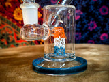 5" Diffusion Dynamo Waterpipe w/Teal Accents-GWP124