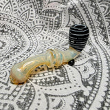 Black/White & Fumed Sherlock Pipe )