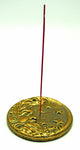 Bronze Colored Moon and Stars Incense Burner