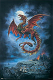 The Whitby Wyrm Alchemy Fantasy Poster - 24" X 36"