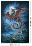 The Whitby Wyrm Alchemy Fantasy Poster - 24" X 36"