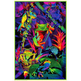 Tree Frogs Non Flocked Blacklight Poster-24"x36"