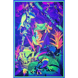 Tree Frogs Non Flocked Blacklight Poster-24"x36"