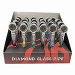 Volcanee Diamond Glass Pipe - K3204