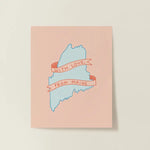 With Love, from Maine Art Print