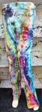 Cosmic Creations Tie Dyed Yoga Pants-2 Extra Large