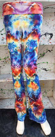 Cosmic Creations Tie Dyed Yoga Pants-Large