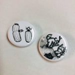 1.25” Coral Button Pin