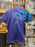 2XL Shooting Star Mandala V-neck Women's Tie-Dye T-shirt by Don Martin