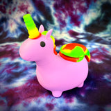 4.5" Unicorn Silicone Mini Waterpipe