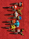 2-3" CLIP BUDDIES-Mix of Characters Including Mario, Pokemon, ETC