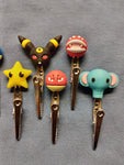 2-3" CLIP BUDDIES-Mix of Characters Including Mario, Pokemon, ETC