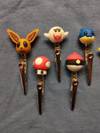 2-3" CLIP BUDDIES-Mix of Characters Including Mario, Pokemon, ETC