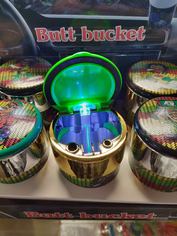 3'x4.5' Butt Bucket-Smoking Dude-Red/Yellow/Green