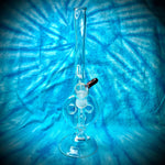 12" American Glass Recycler Waterpipe w/ Dome & Nail