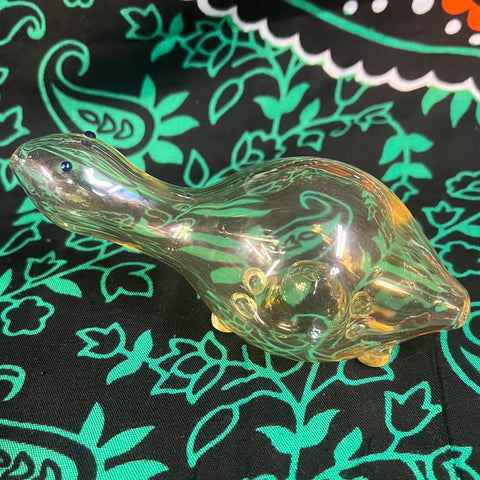 5" Fumed Abstract Hippo Handpipe
