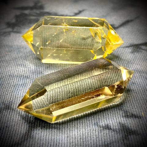 2" Double Terminated Clear Citrine Point