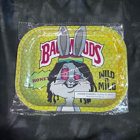 5.25x7" backwoods bugs bunny metal rolling tray
