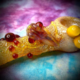 Frit Handpipe w/ Critter by Sara Mac
