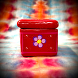 Mini Square Talavera Pottery Trinket Box