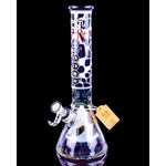 Cheech Glass - 13" Got Milk? Cow Print Beaker Waterpipe - w/ 14M Bowl