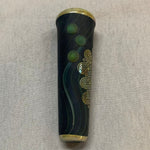 Sandblasted Sacred Geometry Chillum by Little B Glass