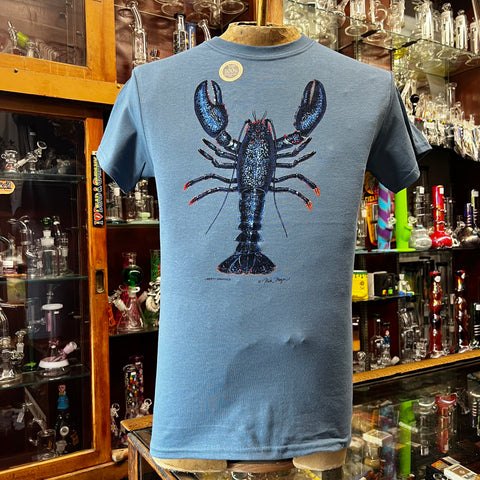 Small Blue Lobster Indigo T-Shirt