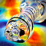 3.5" Fumed Canework Handpipe by Baked Glass