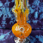 10" Apple Bottom Flat Base Soft Glass Waterpipe