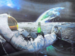 11.5x15” Astronaut Drinking Beer in Space Lenticular Poster