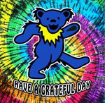 Grateful Dead Dancing BearTapestry-Have A Grateful Dead