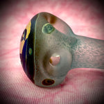 3.5" Light Blue Misfits Sandblasted Handpipe by 207 Glass