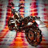 10.5" Hardware Sculpture Motorcycle