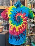 Three Color Rainbow Tie-Dye T-Shirt
