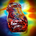 4" Frit Credit Card Handpipe by Baked Glass