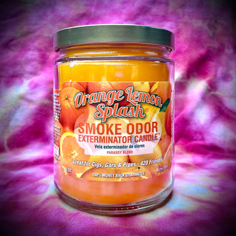 Smoke Odor Eliminator Candle 13oz - Orange Lemon Splash