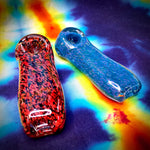 4" Frit Credit Card Handpipe by Baked Glass