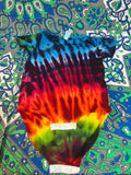 24 Month Tie-Dye Vertical Pleat Baby Onesie by Don Martin