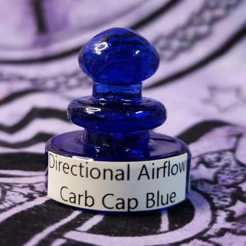 Directional Airflow Carb Cap Blue