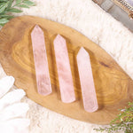 4.75" Rose Quartz Massage Wand Crystal