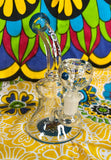 6" Rock Glass Bent Neck Waterpipe