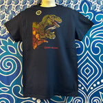 Youth Medium Dino-Might Navy T-Shirt