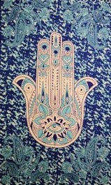 Positively Hamsa Hand Tapestry