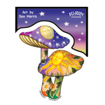 4.5x4.75" Mushrooms Dan Morris Sticker