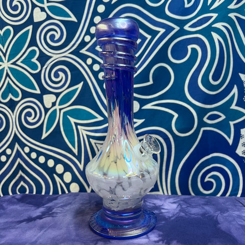 10" Beaker Bulb w/ Hat Soft Glass Waterpipe