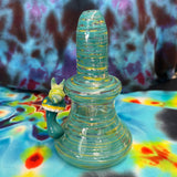 6" Space Glass Mushroom with Snail Rig