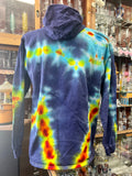 XL Long Sleeve Hooded Tie-Dye Shirt by Don Martin