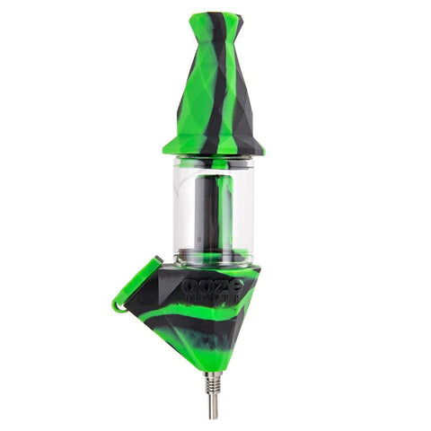 CHAMELEON-Ooze Bectar Silicone Bubbler & Dab Straw